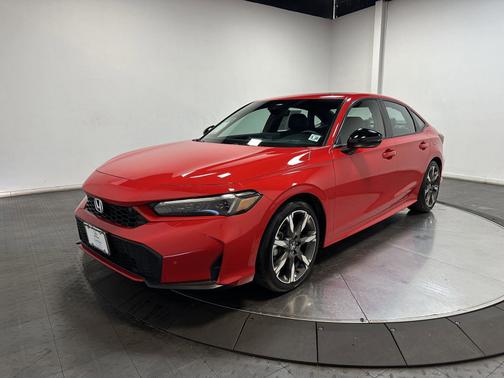 Rallye Red 2025 Honda Civic Hybrid