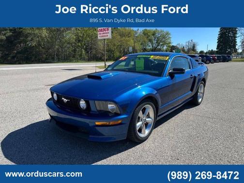 Blue 2007 Ford Mustang GT Premium