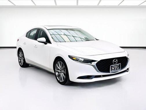 Snowflake White Pearl Mica 2019 Mazda Mazda3 FWD w/Premium Package