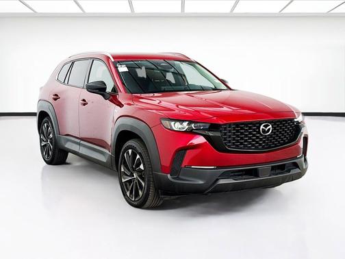 Soul Red Crystal Metallic 2025 Mazda CX-50 Hybrid Premium Plus Package