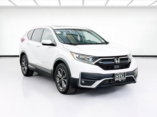 Platinum White 2021 Honda CR-V 2WD EX-L
