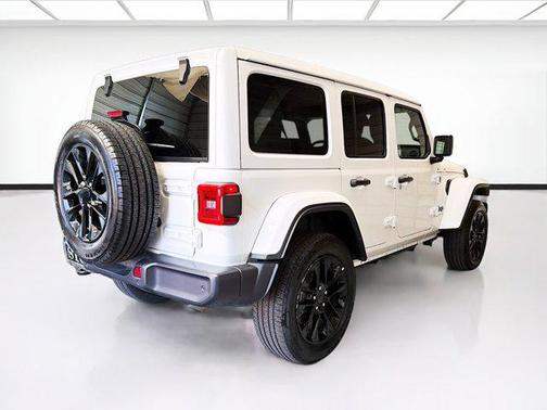 Bright White Clearcoat 2025 Jeep Wrangler 4xe Sahara