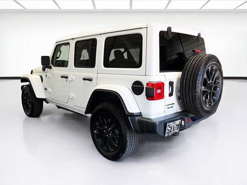Bright White Clearcoat 2025 Jeep Wrangler 4xe Sahara