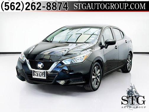 Super Black Metallic 2021 Nissan Versa 1.6 SV