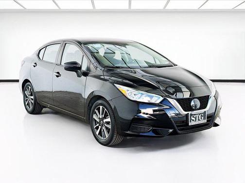Super Black Metallic 2021 Nissan Versa 1.6 SV