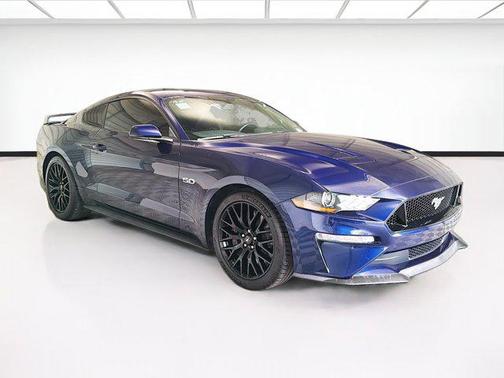 Kona Blue Metallic 2020 Ford Mustang GT Premium