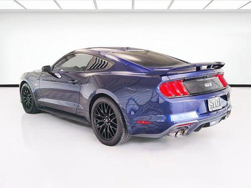 Kona Blue Metallic 2020 Ford Mustang GT Premium