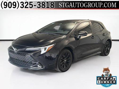 Midnight Black Metallic 2023 Toyota Corolla SE