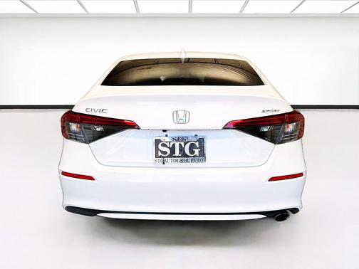 Off White 2023 Honda Civic Sport