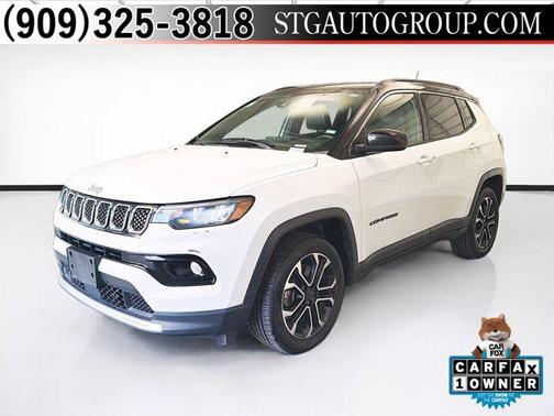 Bright White Clearcoat 2023 Jeep Compass Limited