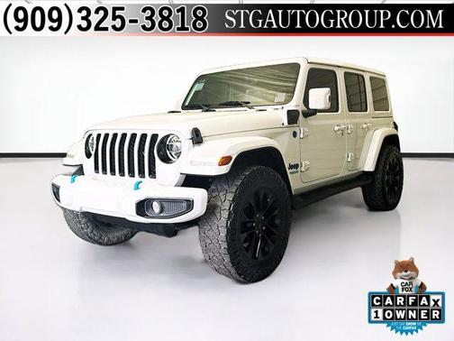 Bright White Clearcoat 2021 Jeep Wrangler Unlimited 4xe Sahara High Altitude