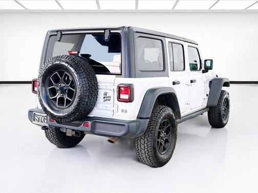 Bright White Clearcoat 2024 Jeep Wrangler Willys