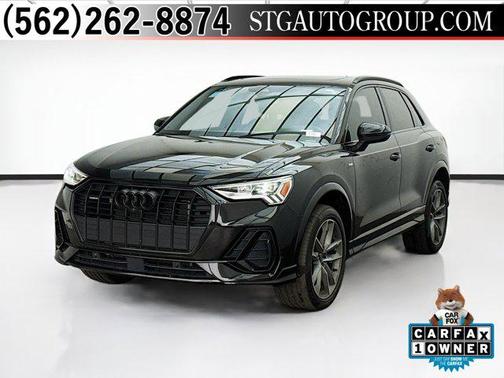 Mythos Black Metallic 2024 Audi Q3 45 S line Premium Plus