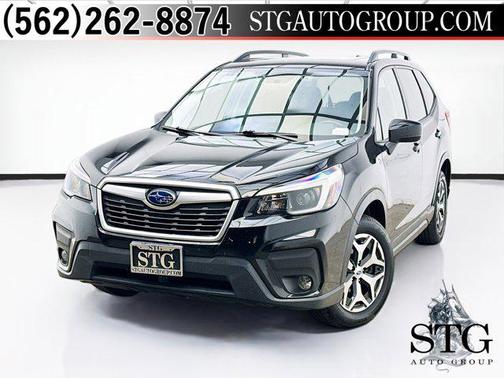 Crystal Black Silica 2021 Subaru Forester Premium