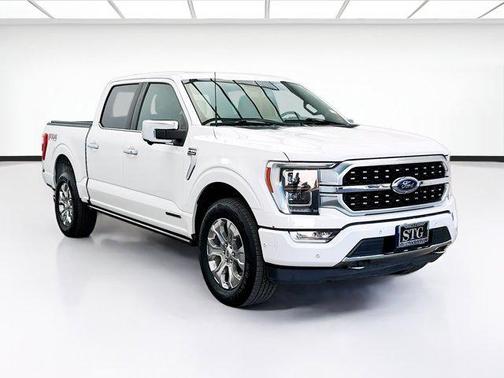 Star White Metallic Tri-Coat 2021 Ford F-150 Platinum