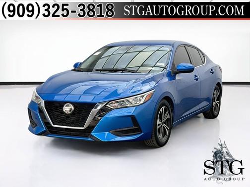 Electric Blue Metallic 2021 Nissan Sentra SV