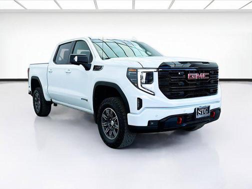 Summit White 2025 GMC Sierra 1500 AT4