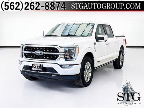 Star White Metallic Tri-Coat 2021 Ford F-150 Platinum