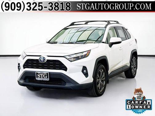 Blizzard Pearl 2022 Toyota RAV4 Hybrid XLE Premium