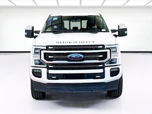 Star White Metallic Tri-Coat 2021 Ford F-350 Platinum