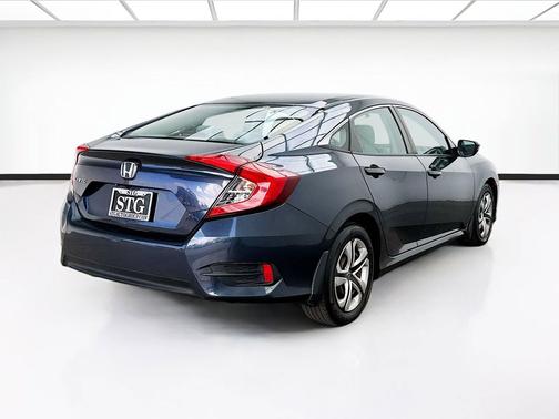 Modern Steel Metallic 2017 Honda Civic LX