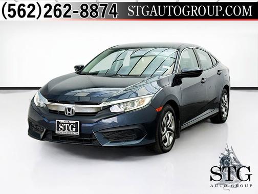Modern Steel Metallic 2017 Honda Civic LX
