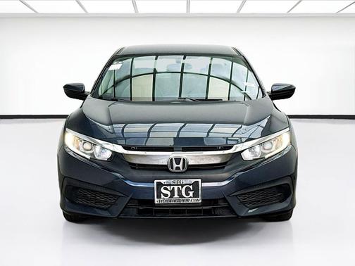 Modern Steel Metallic 2017 Honda Civic LX