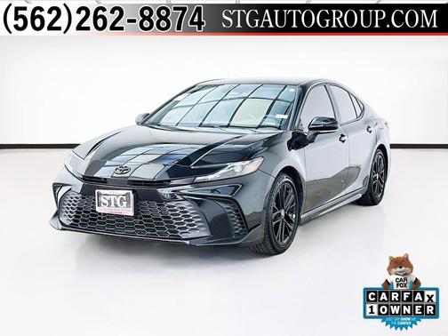 Midnight Black Metallic 2025 Toyota Camry SE