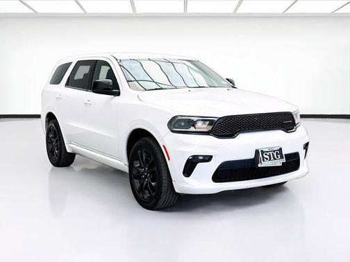 White Knuckle Clearcoat 2021 Dodge Durango SXT Plus
