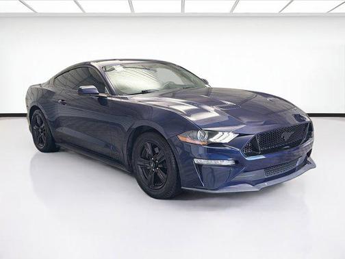Kona Blue Metallic 2019 Ford Mustang EcoBoost