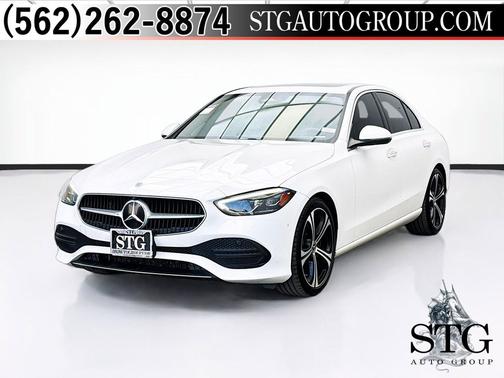 White 2022 Mercedes-Benz C-Class Sedan