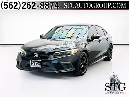 Crystal Black Pearl 2022 Honda Civic Sport
