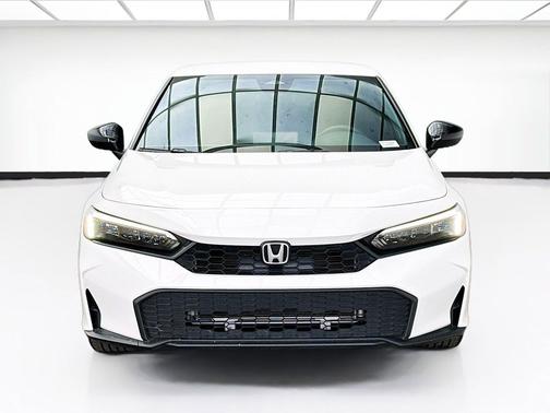 Platinum White Pearl 2025 Honda Civic Sport