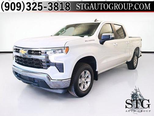 Summit White 2025 Chevrolet Silverado 1500 LT