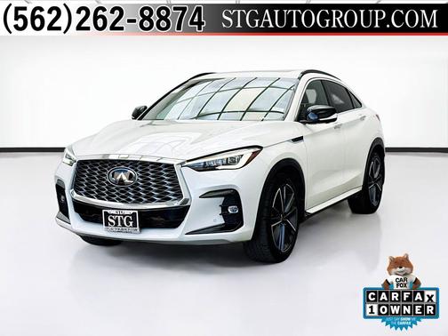 Majestic White 2023 INFINITI QX55 ESSENTIAL