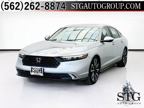 Solar Silver Metallic 2024 Honda Accord Hybrid Touring