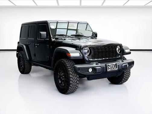 Black Clearcoat 2024 Jeep Wrangler Willys