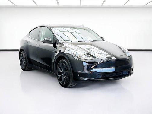Solid Black 2024 Tesla Model Y Long Range Single Motor Rear-Wheel Drive