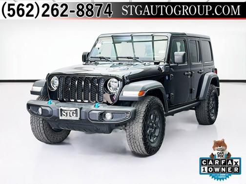 Black Clearcoat 2023 Jeep Wrangler 4xe Willys