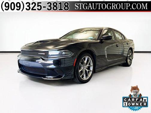 Pitch Black Clearcoat 2023 Dodge Charger GT