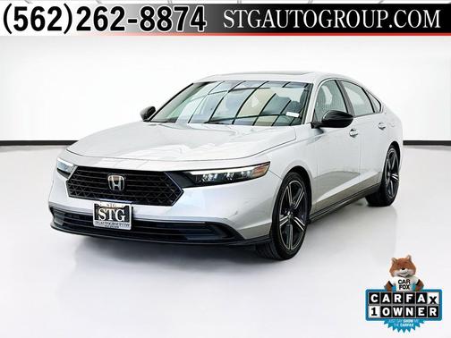 Silver Metallic 2024 Honda Accord Hybrid Sport