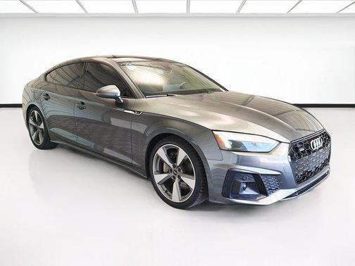 Daytona Gray Metallic 2021 Audi A5 Sportback 45 S Line Premium Plus