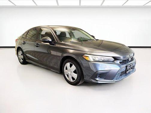 Gray 2022 Honda Civic LX