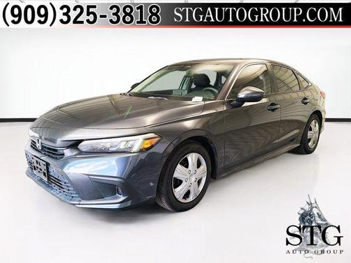 Gray 2022 Honda Civic LX