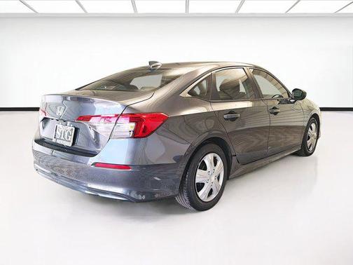 Gray 2022 Honda Civic LX
