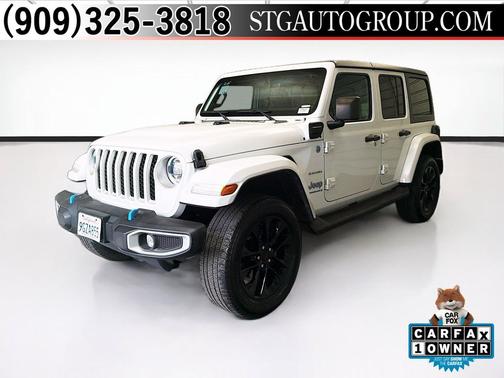 Bright White Clearcoat 2023 Jeep Wrangler 4xe Sahara
