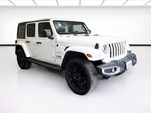 Bright White Clearcoat 2023 Jeep Wrangler 4xe Sahara