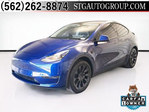 Deep Blue Metallic 2024 Tesla Model Y Long Range Single Motor Rear-Wheel Drive