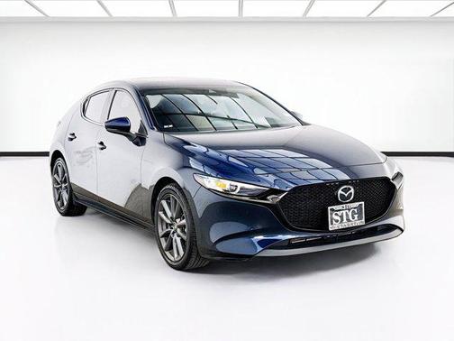 Deep Crystal Blue Mica 2021 Mazda Mazda3 FWD w/Preferred Package