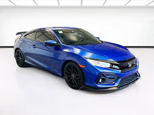 Aegean Blue Metallic 2020 Honda Civic Si Base